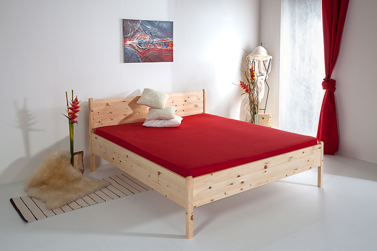 Das Massivholzbett SUNSET ist ein schlichtes Bett und dennoch metallfrei. Massivholzbett Sunset